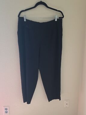 Talbots Womens Black Dress Pants - Tailored Straight Leg Size16W